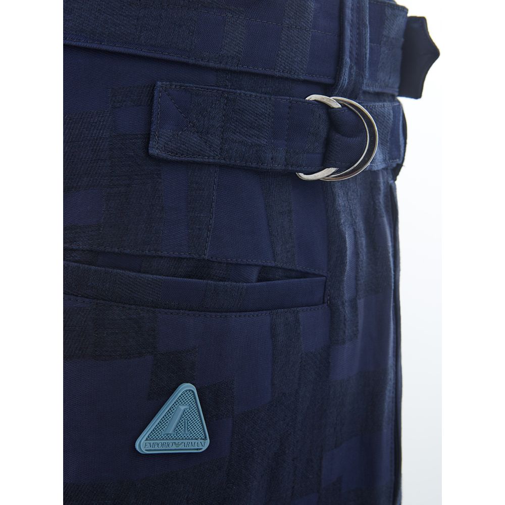 Emporio Armani Blue Linen Pant $847.00 Emporio Armani Luzworld