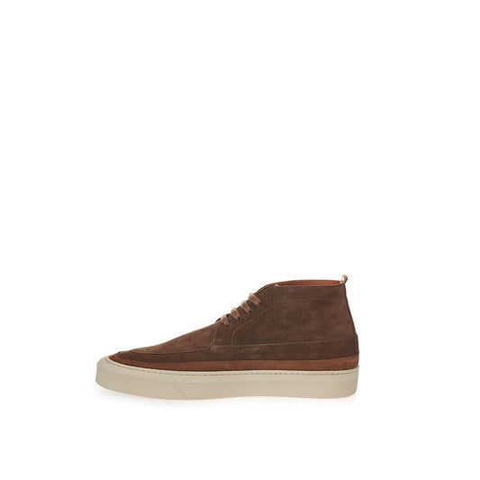 Lardini Elegant Suede Sneakers in Rich Brown $740.00 Lardini Luzworld