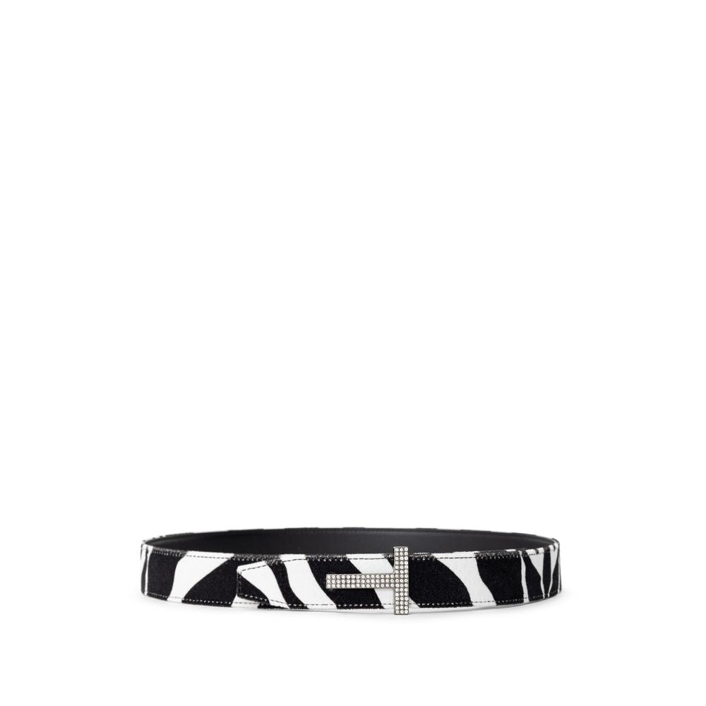 Tom Ford Black And White Leather Belt $1459.00 Tom Ford Luzworld