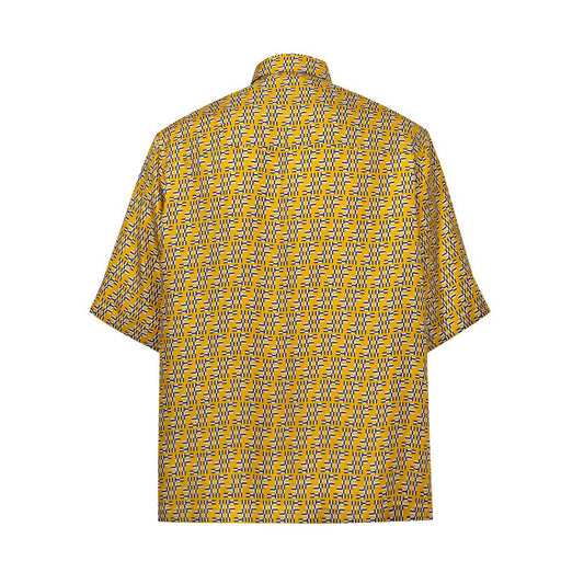 Fendi Yellow Silk Shortsleeve $2388.00 Fendi Luzworld