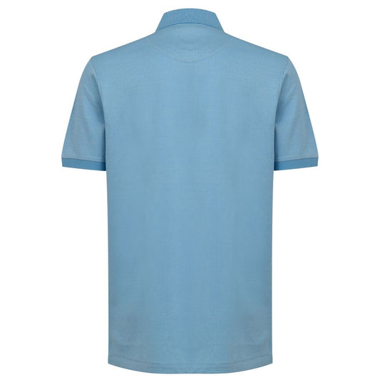 Dunhill Blue Cotton Polo Shirt $1292.00 Dunhill Luzworld