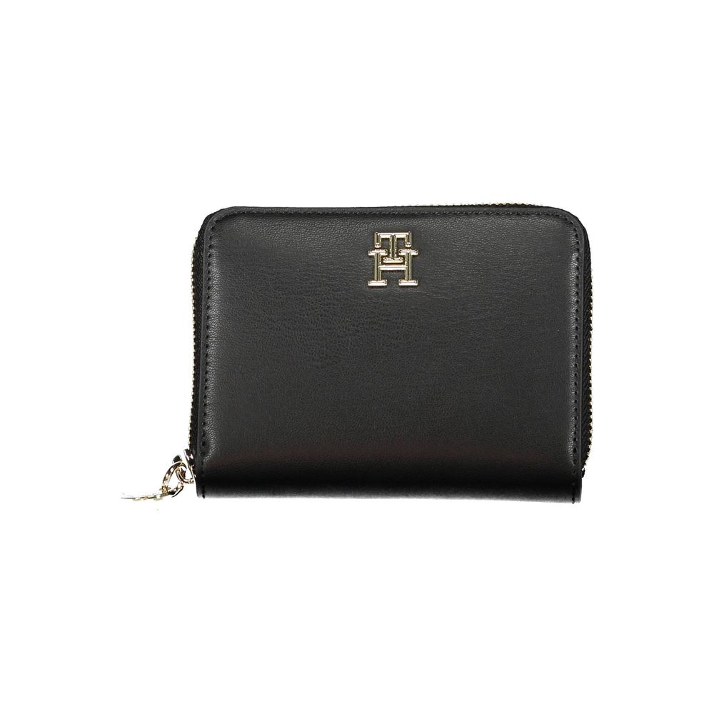 Tommy Hilfiger Black Polyethylene Women Wallet $181.00 Tommy Hilfiger Luzworld