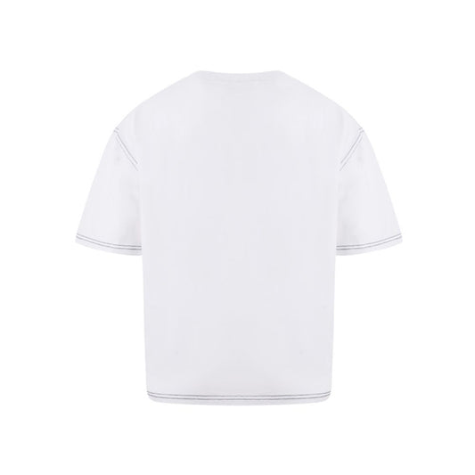 Kenzo Elegant White Cotton Top for Women $209.00 Kenzo Luzworld