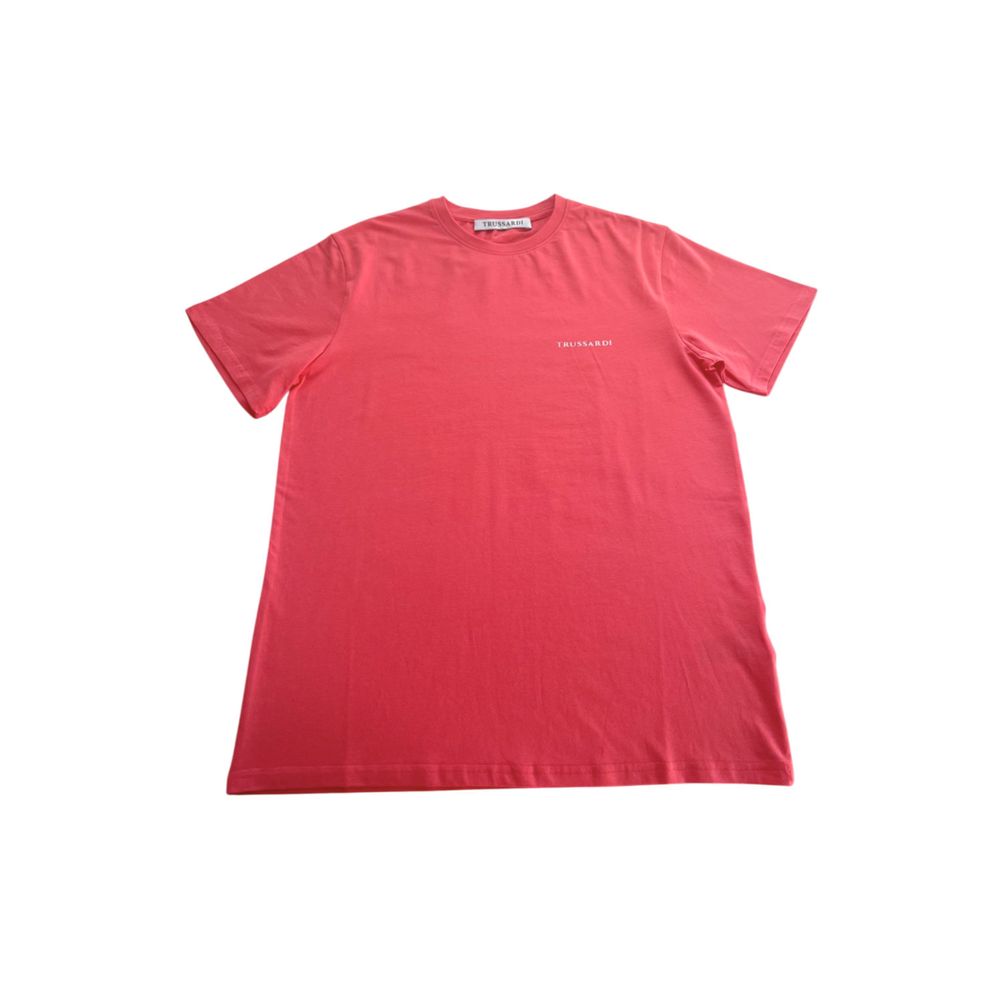 Trussardi Beachwear Red Cotton Men's T-Shirt $135.00 Trussardi Beachwear Luzworld