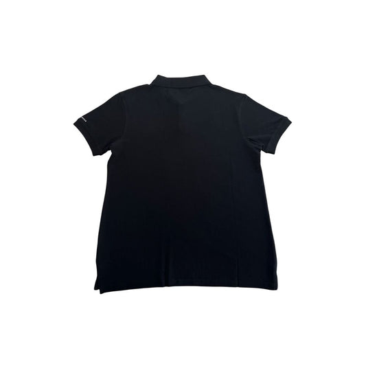 Trussardi Beachwear Black Cotton Men Polo Shirt $151.00 Trussardi Beachwear Luzworld
