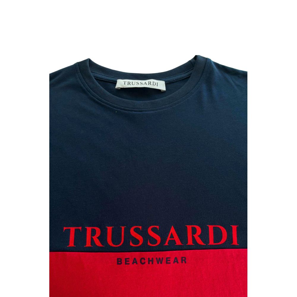 Trussardi Beachwear Red Cotton Men's T-Shirt $135.00 Trussardi Beachwear Luzworld