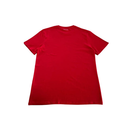 Trussardi Beachwear "Red Cotton Men T-Shirt" $137.00 Trussardi Beachwear Luzworld