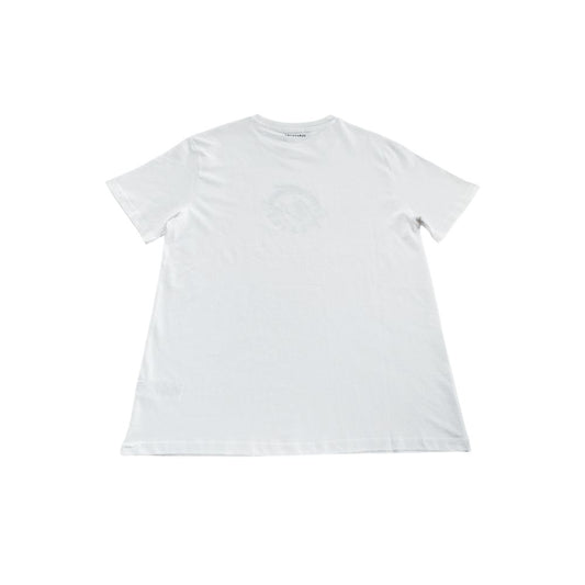 Trussardi Beachwear White Cotton Men T-Shirt $137.00 Trussardi Beachwear Luzworld