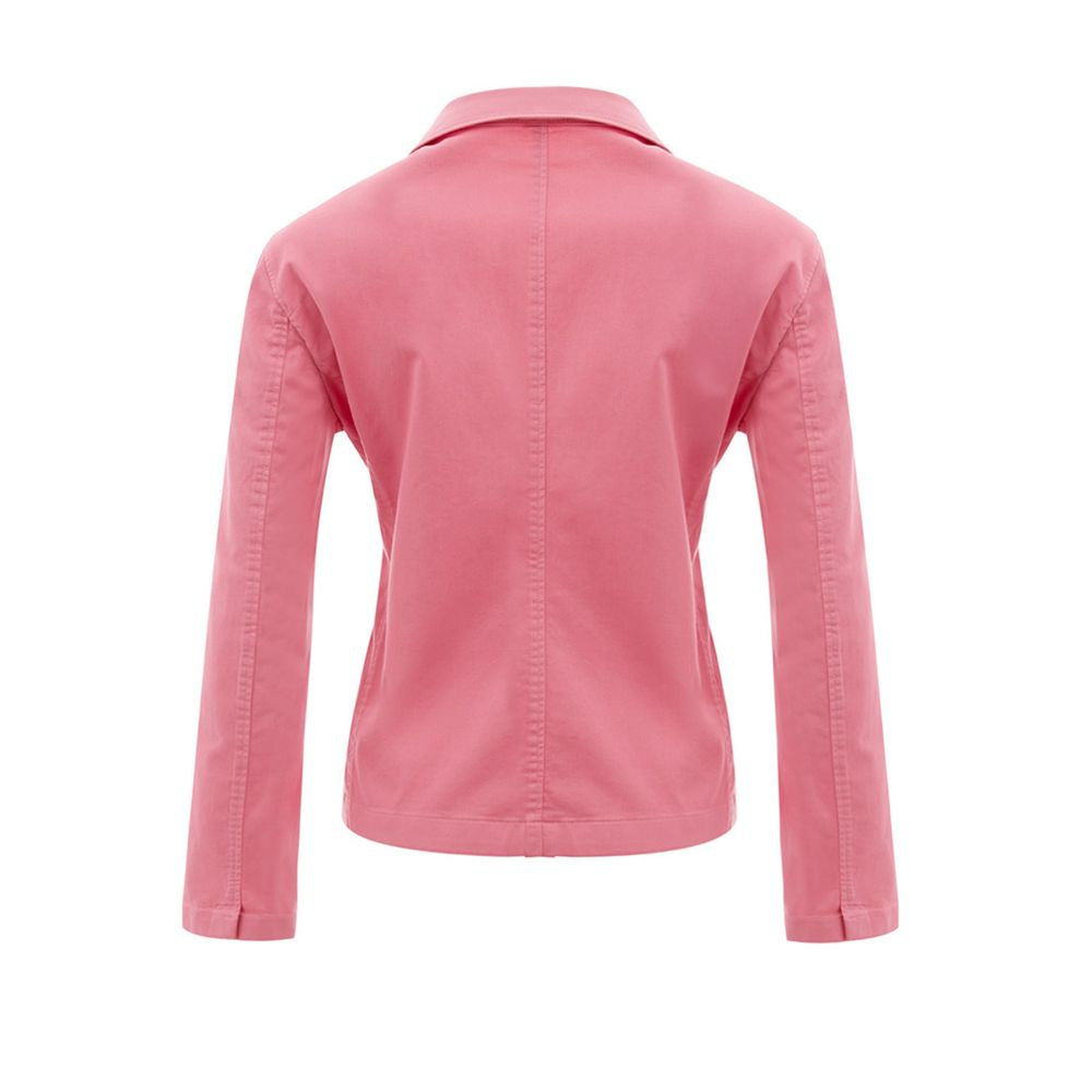 Lardini Elegant Pink Cotton Jacket for Her $842.00 Lardini Luzworld