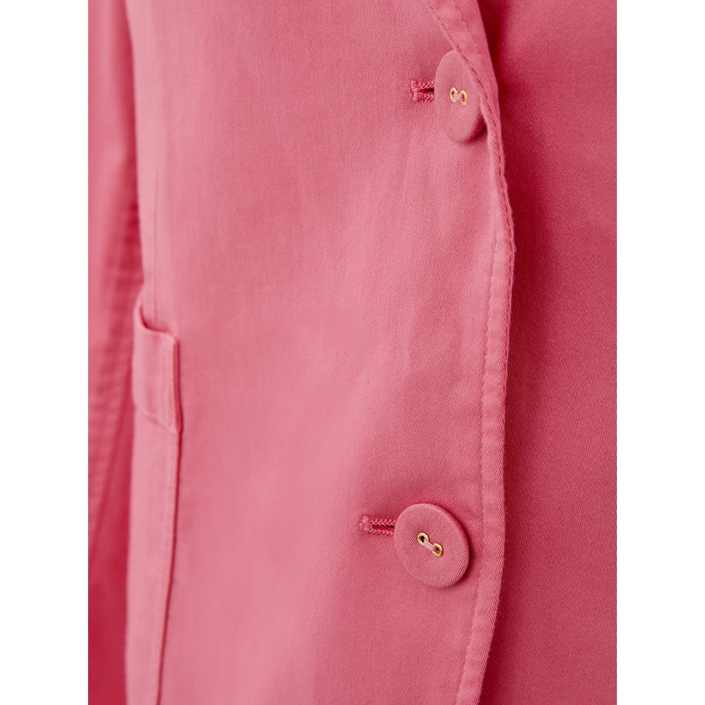 Lardini Elegant Pink Cotton Jacket for Her $842.00 Lardini Luzworld