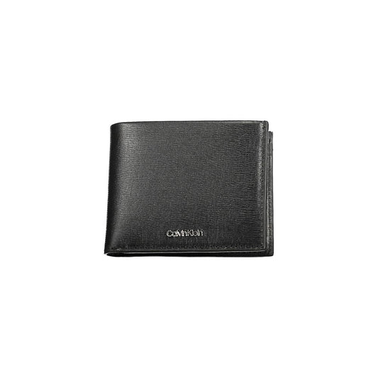 Calvin Klein Black Polyester Men Wallet $199.00 Calvin Klein Luzworld