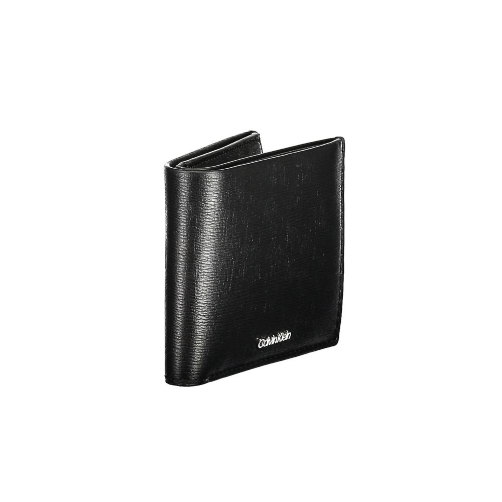Calvin Klein Black Polyester Men Wallet $199.00 Calvin Klein Luzworld