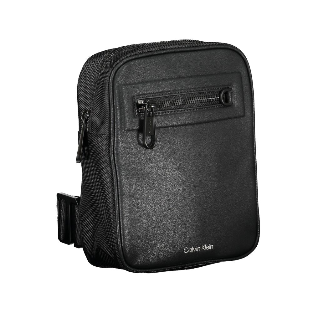Calvin Klein Sleek Black Shoulder Bag with Contrasting Details $217.00 Calvin Klein Luzworld