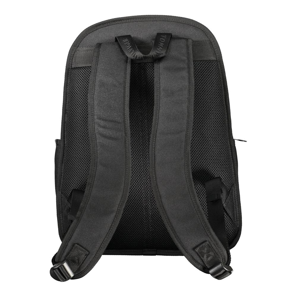 Tommy Hilfiger Black Polyester Backpack $248.00 Tommy Hilfiger Luzworld