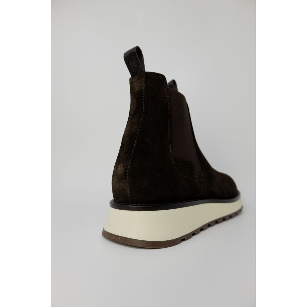 Liu Jo Brown Suede Leather Boot $529.00 Liu Jo Luzworld
