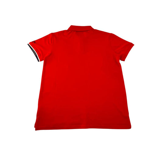 Iceberg Red Cotton Men Polo Shirt $162.00 Iceberg Luzworld
