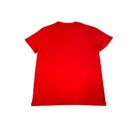 Iceberg Red Cotton Men T-Shirt $144.00 Iceberg Luzworld