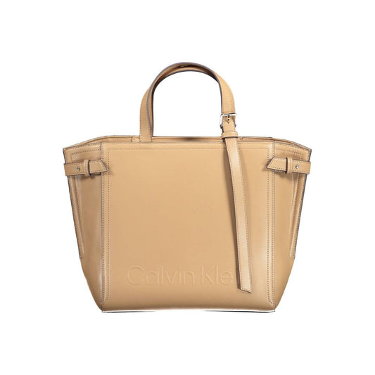 Calvin Klein Brown Polyester Women Handbag $605.00 Calvin Klein Luzworld