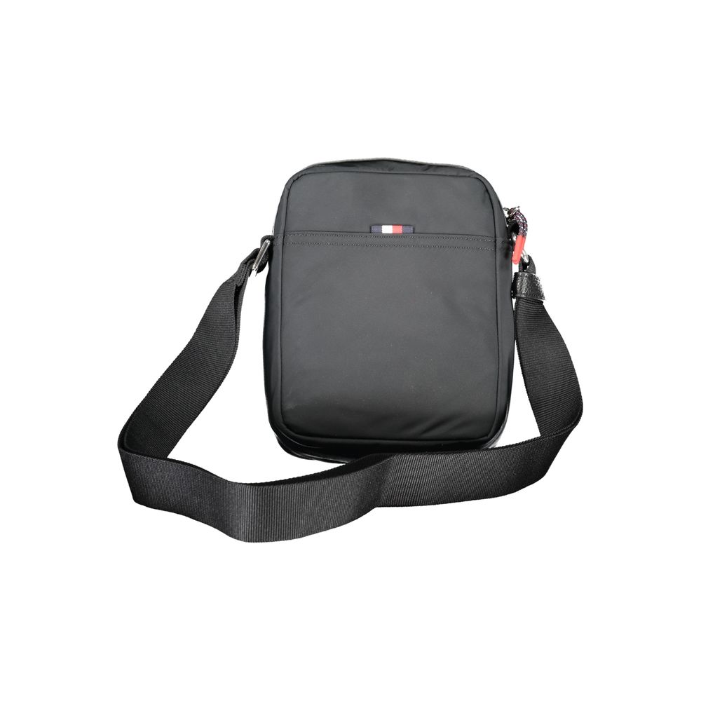 Tommy Hilfiger Black Polyester Shoulder Bag $210.00 Tommy Hilfiger Luzworld