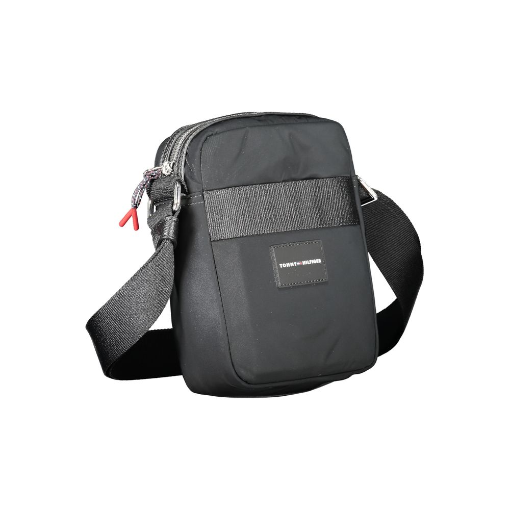Tommy Hilfiger Black Polyester Shoulder Bag $210.00 Tommy Hilfiger Luzworld