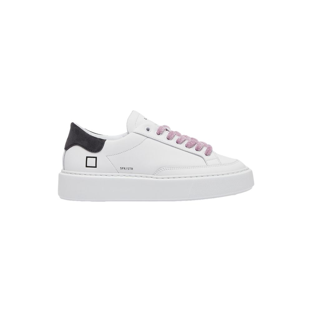 D.A.T.E Beige Leather Sneaker $322.00 D.A.T.E Luzworld