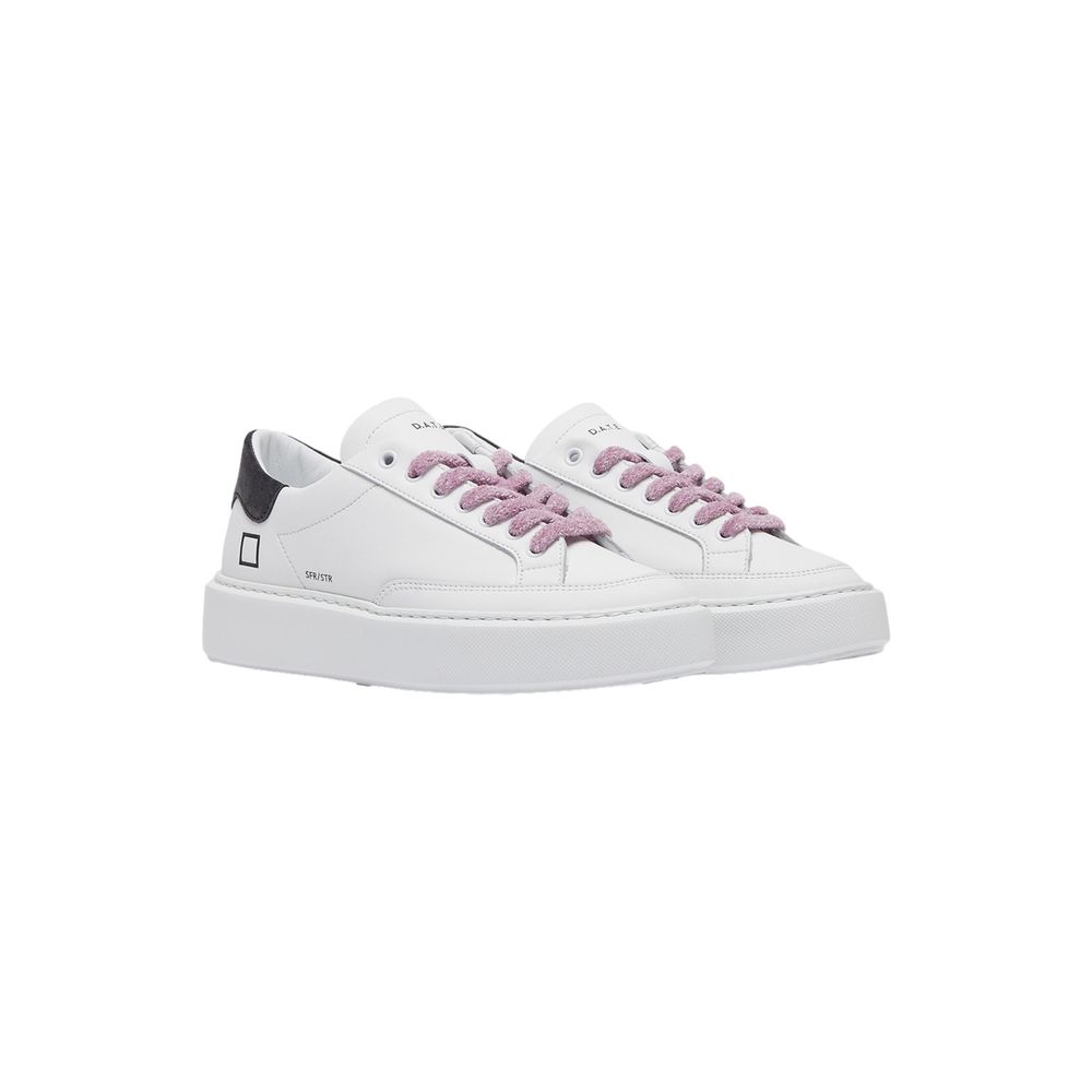D.A.T.E Beige Leather Sneaker $322.00 D.A.T.E Luzworld