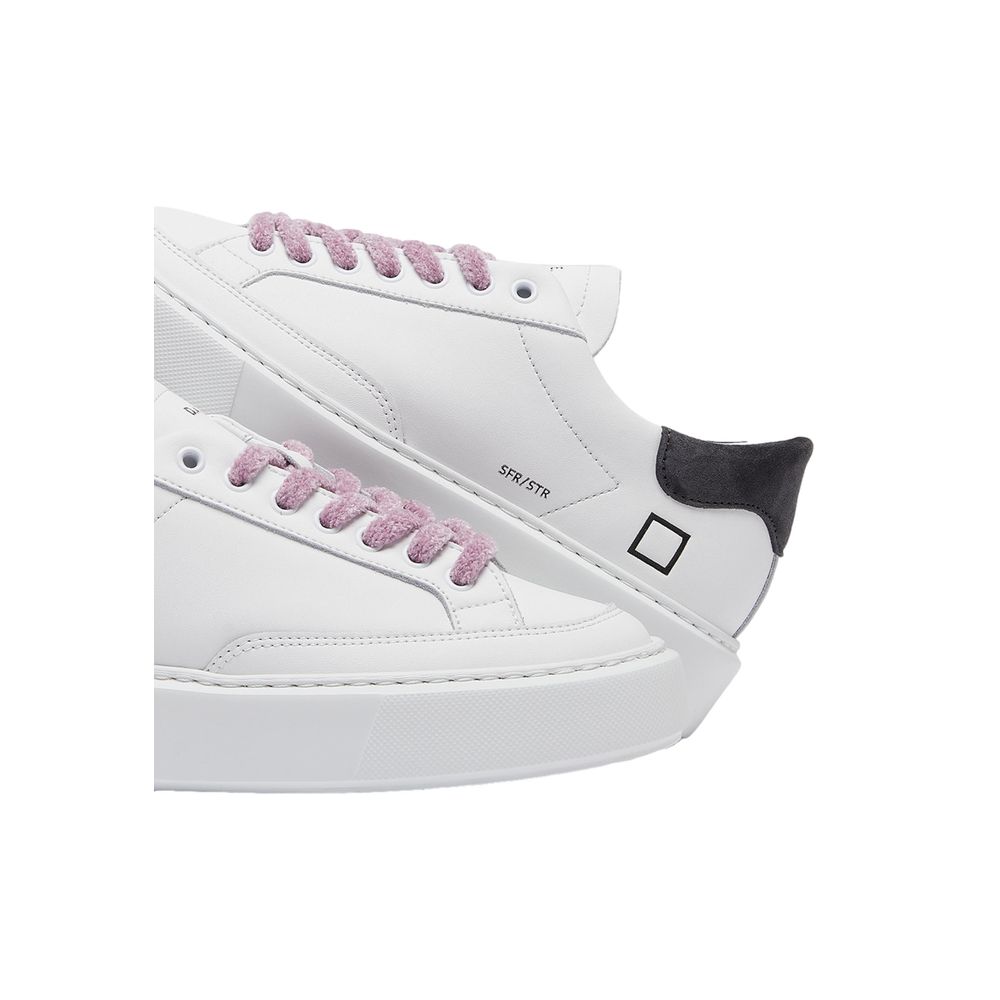 D.A.T.E Beige Leather Sneaker $322.00 D.A.T.E Luzworld