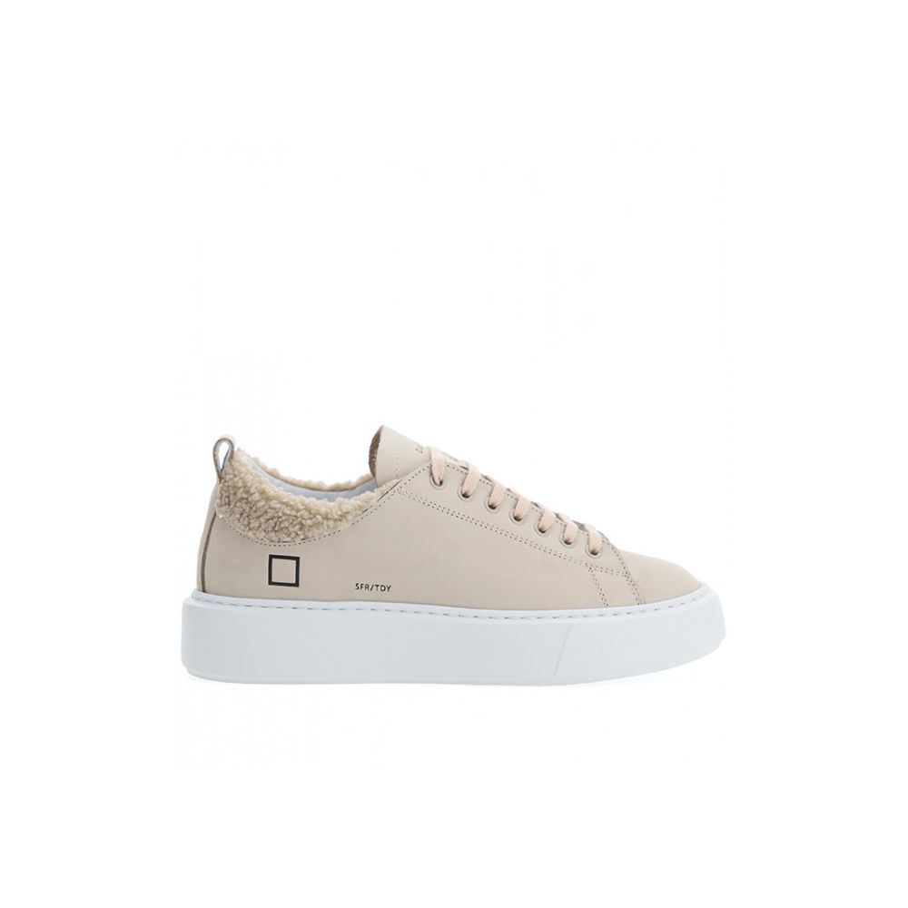 D.A.T.E Beige Leather Sneaker $329.00 D.A.T.E Luzworld