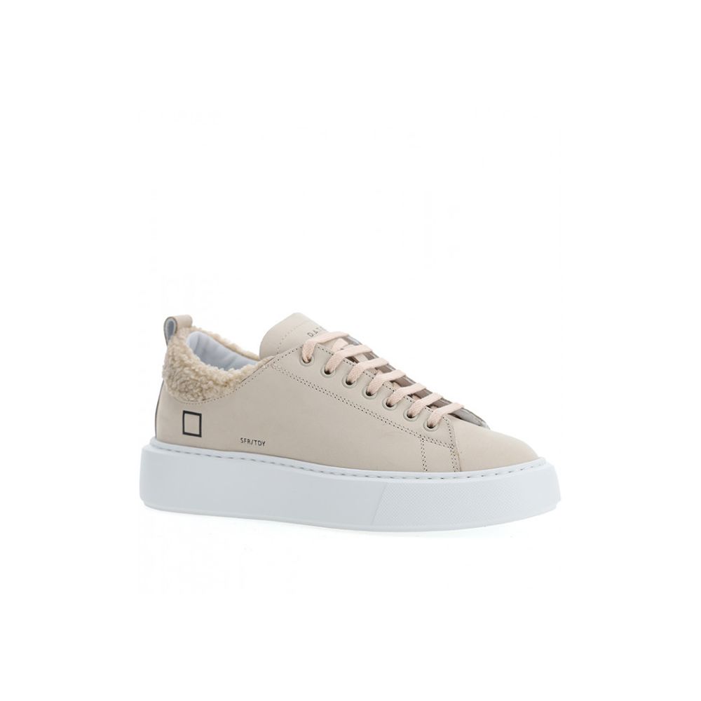 D.A.T.E Beige Leather Sneaker $329.00 D.A.T.E Luzworld