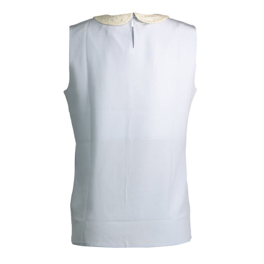 Gant Blue Silk Women Top $503.00 Gant Luzworld