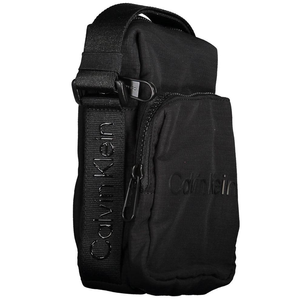 Calvin Klein Black Nylon Men Shoulder Bag $200.00 Calvin Klein Luzworld