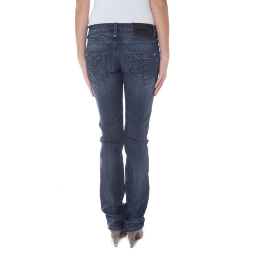 Phard Blue Cotton Women's Jeans $185.00 Phard Luzworld
