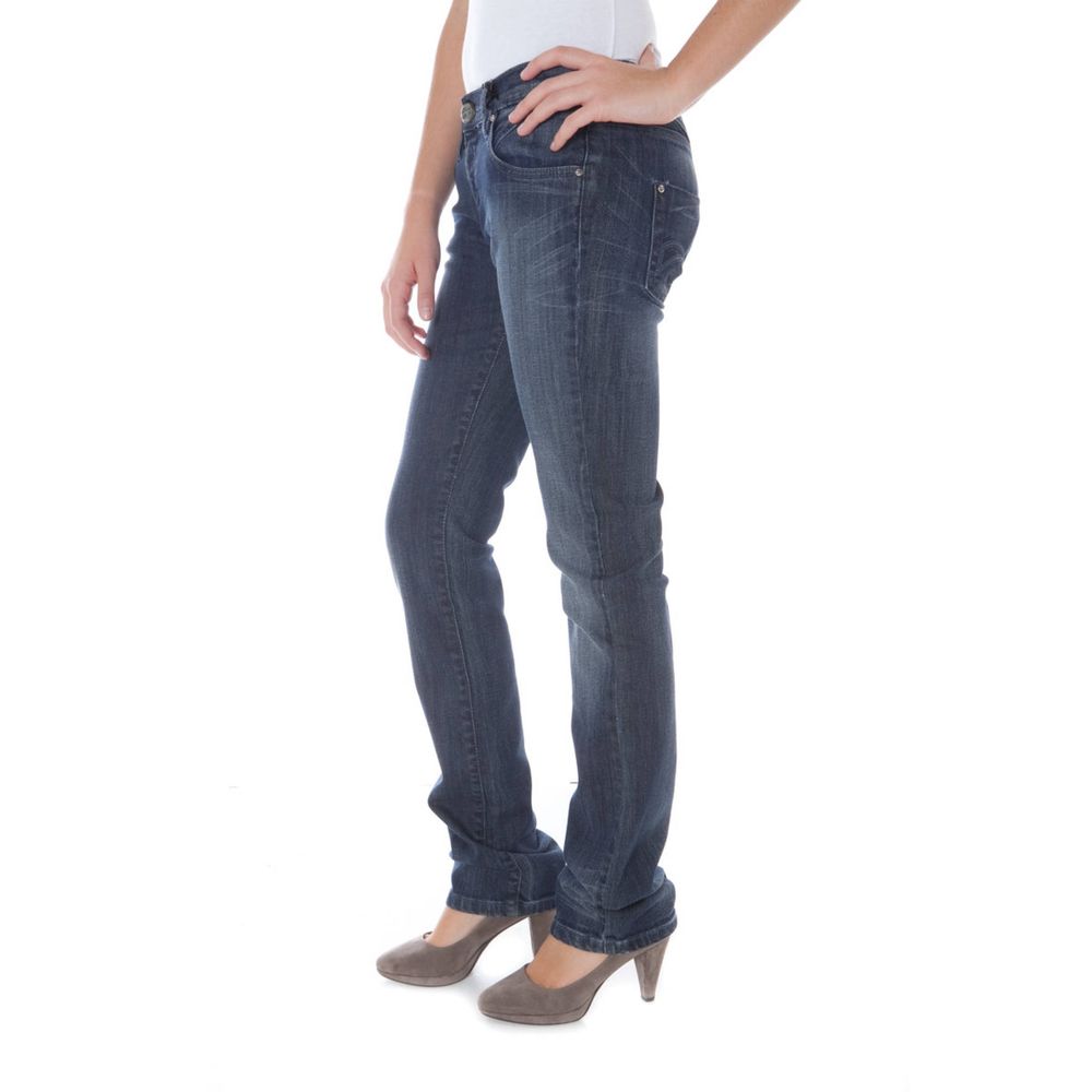 Phard Blue Cotton Women's Jeans $185.00 Phard Luzworld