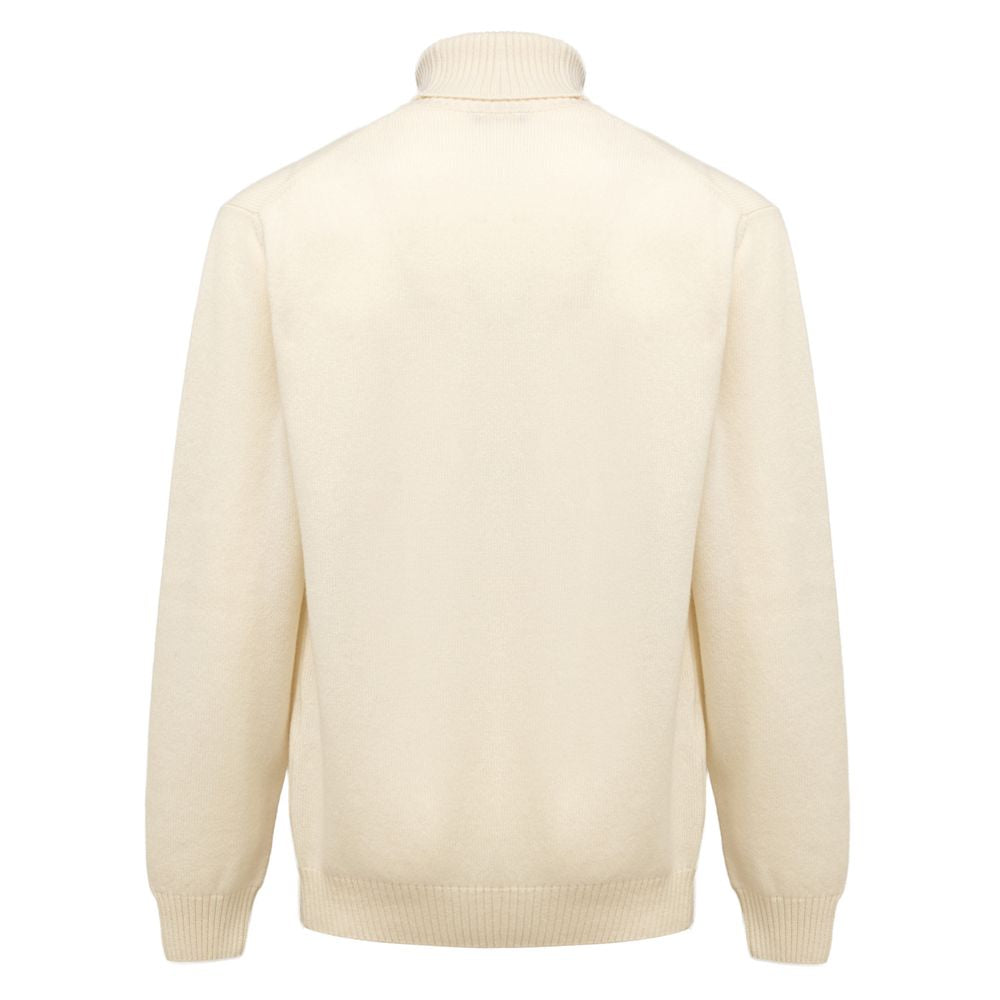 Cruciani White Cashmere Turtleneck $1070.00 Cruciani Luzworld