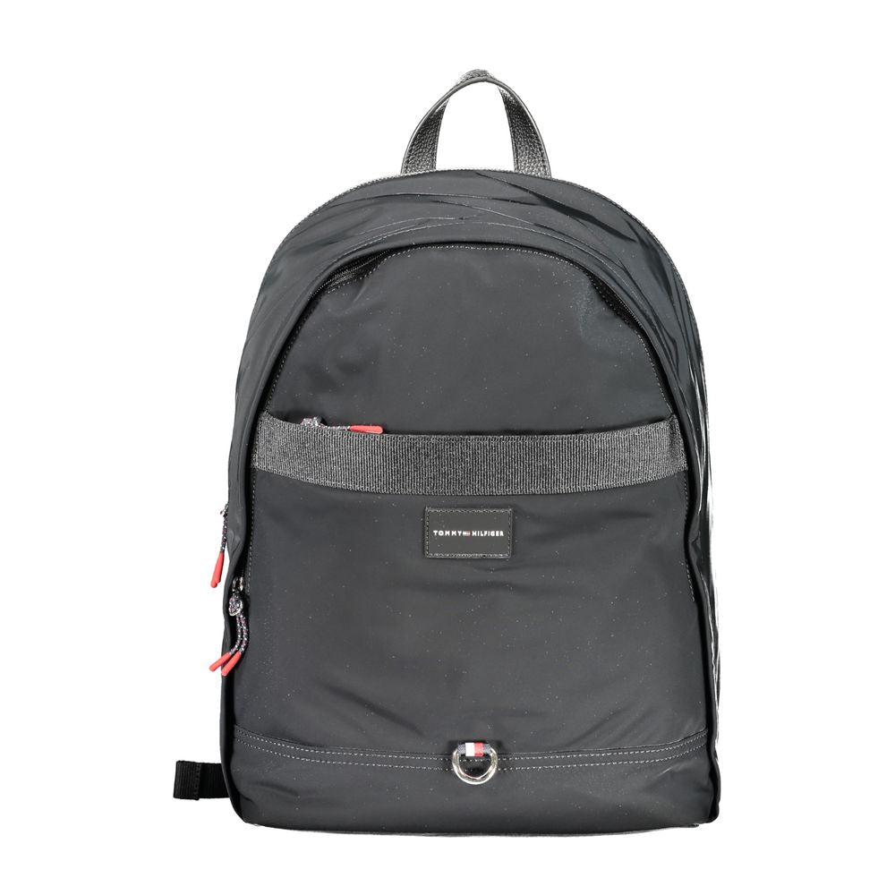 Tommy Hilfiger Black Polyester Backpack $510.00 Tommy Hilfiger Luzworld