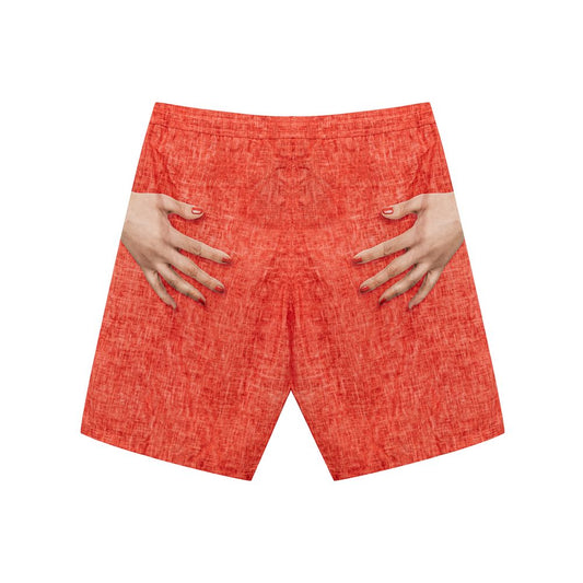 Isaia Red Polyester Swim Short $627.00 Isaia Luzworld