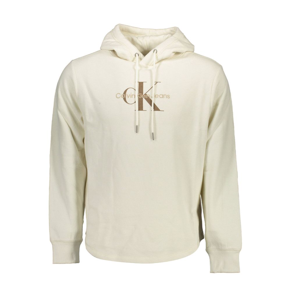 Calvin Klein White Cotton Men Sweater $265.00 Calvin Klein Luzworld