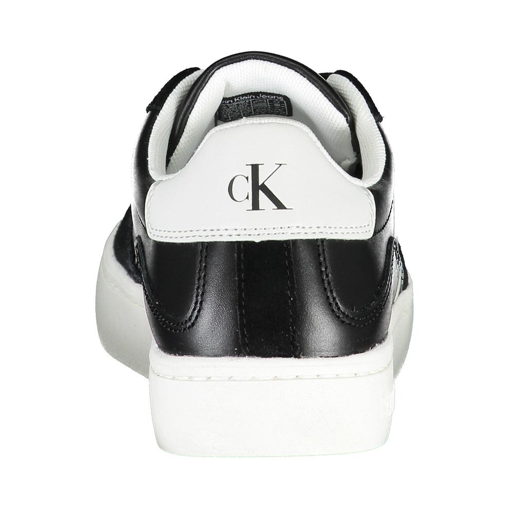 Calvin Klein Sleek Black Lace-Up Sneakers With Contrast Details $256.00 Calvin Klein Luzworld