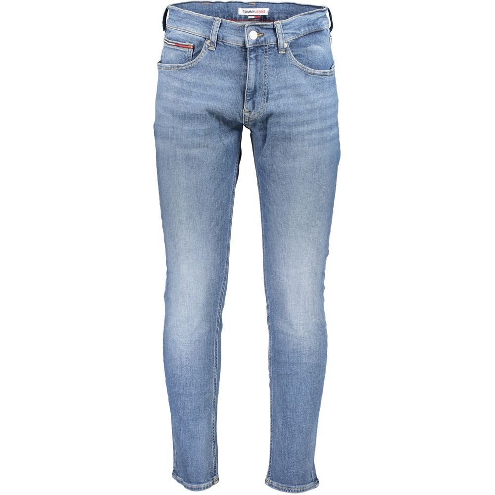 Tommy Hilfiger Blue Cotton Men Jeans $250.00 Tommy Hilfiger Luzworld