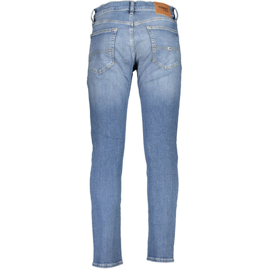 Tommy Hilfiger Blue Cotton Men Jeans $250.00 Tommy Hilfiger Luzworld