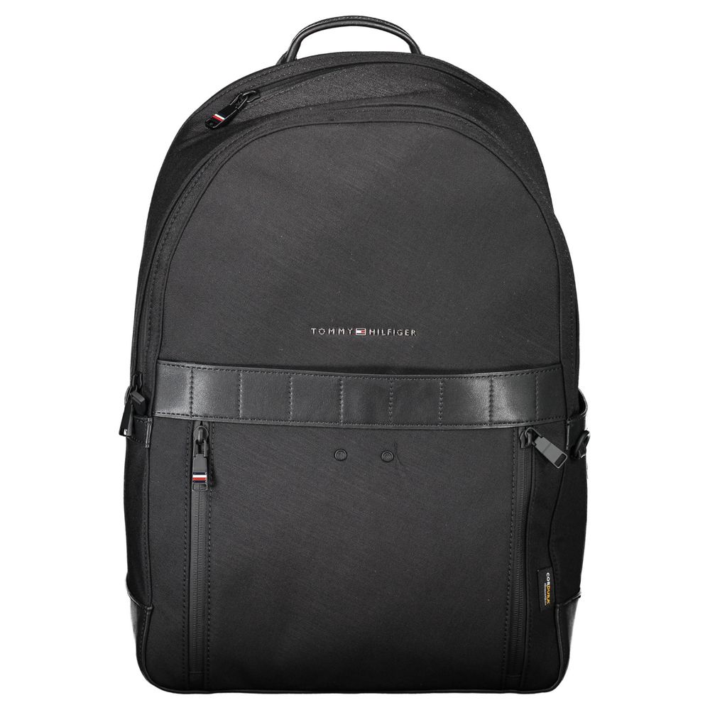 Tommy Hilfiger Black Nylon Men Backpack $582.00 Tommy Hilfiger Luzworld