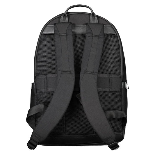 Tommy Hilfiger Black Nylon Men Backpack $582.00 Tommy Hilfiger Luzworld