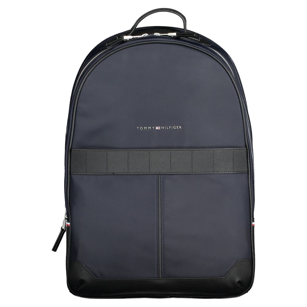 Tommy Hilfiger Blue Polyester Men Backpack $521.00 Tommy Hilfiger Luzworld