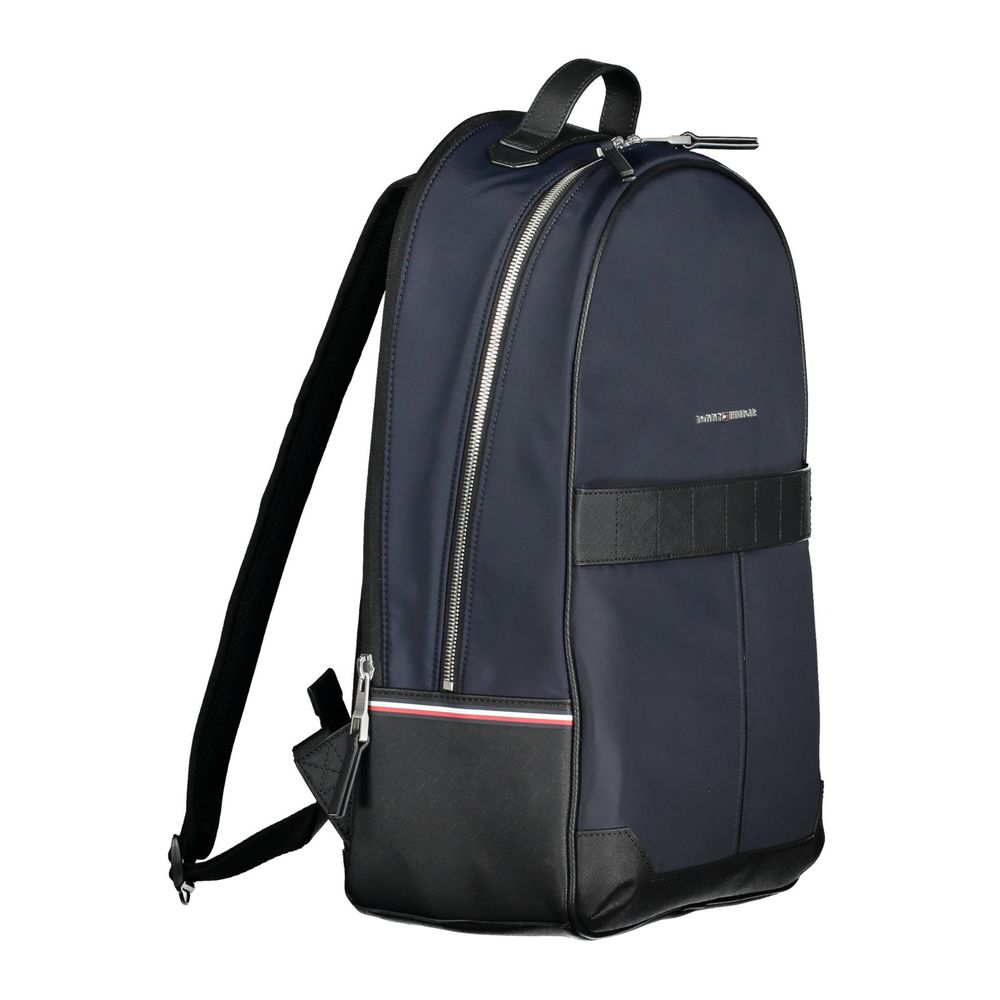 Tommy Hilfiger Blue Polyester Men Backpack $521.00 Tommy Hilfiger Luzworld