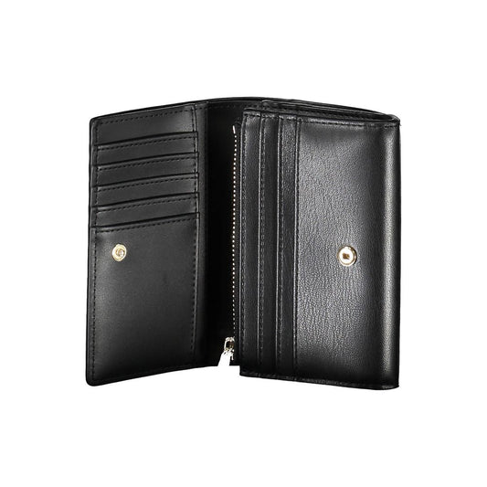 Tommy Hilfiger Black Polyethylene Women Wallet $198.00 Tommy Hilfiger Luzworld