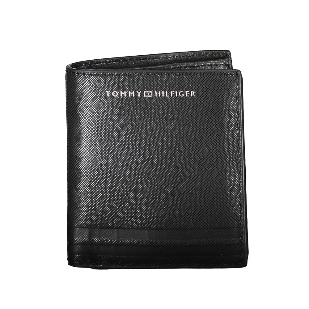 Tommy Hilfiger Black Leather Men Wallet $214.00 Tommy Hilfiger Luzworld