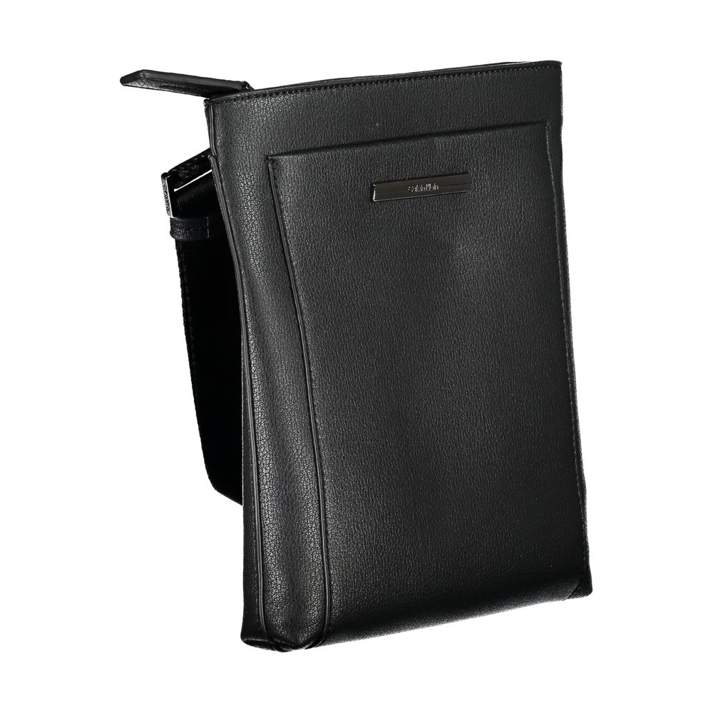 Calvin Klein Elegant Black Shoulder Bag with Contrasting Details $217.00 Calvin Klein Luzworld
