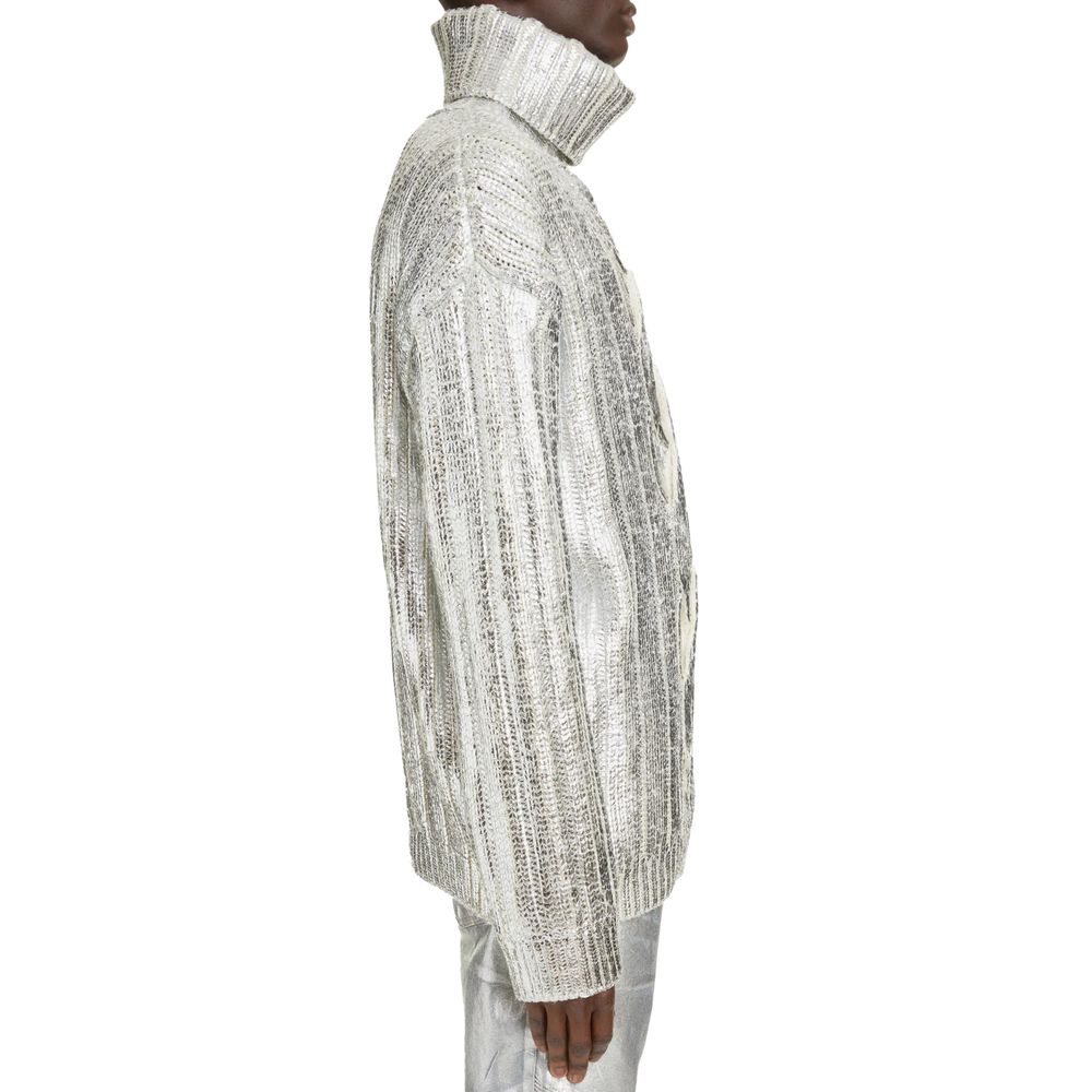 Balmain Brown Wool Men Turtleneck Sweater $3201.00 Balmain Luzworld