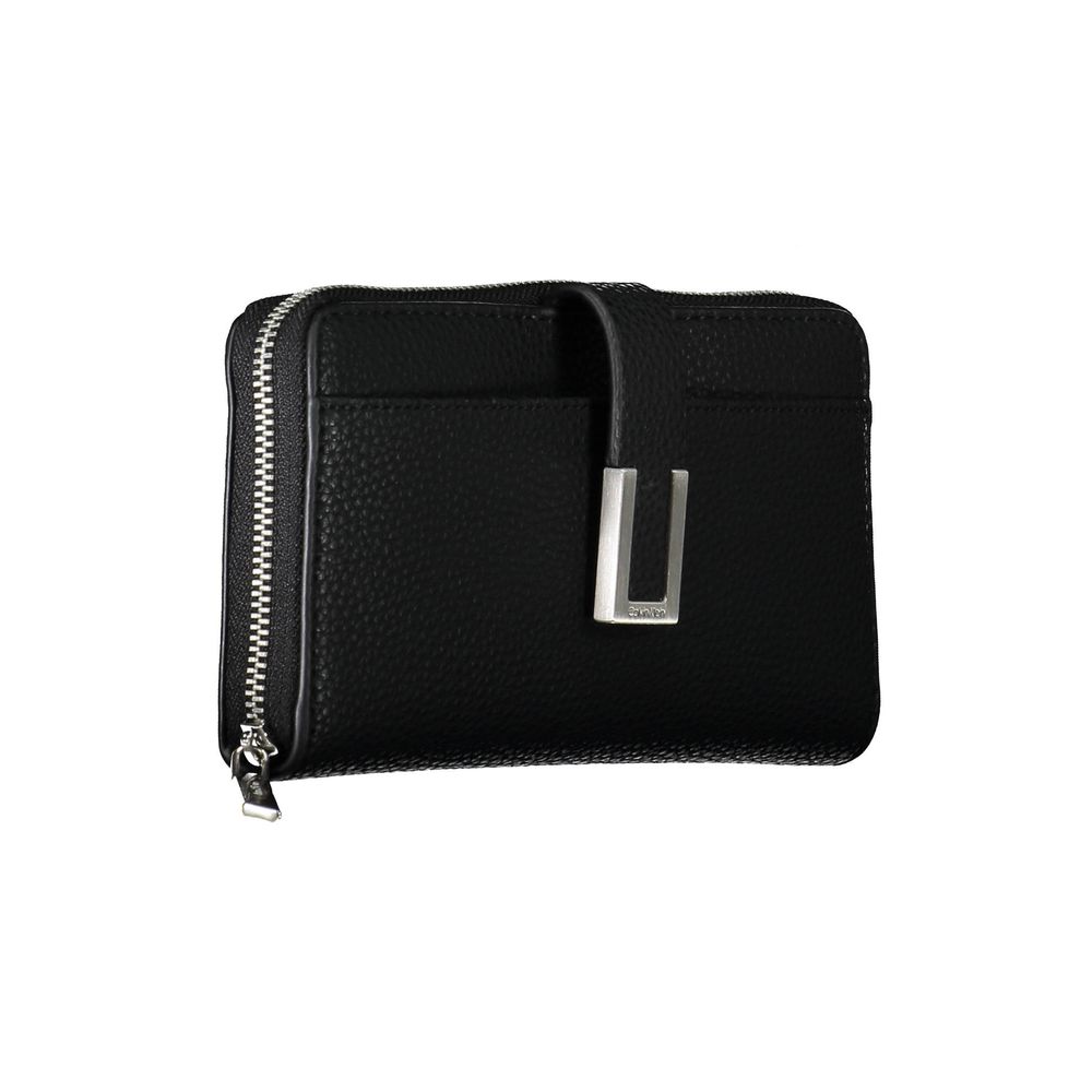 Calvin Klein Black Polyester Women Wallet $208.00 Calvin Klein Luzworld