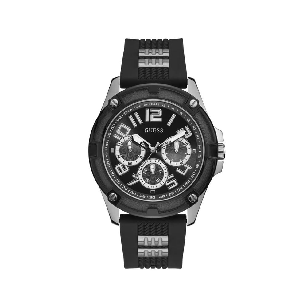 Guess Black Synthetic Watch $285.00 Guess Luzworld
